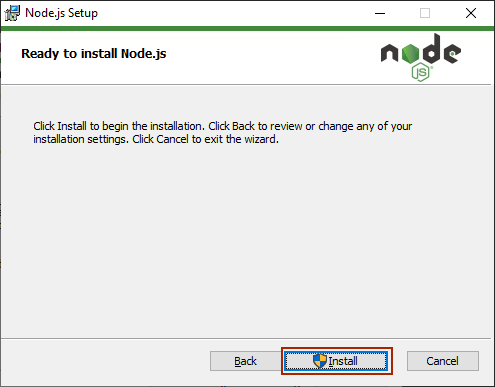 Node.js installation