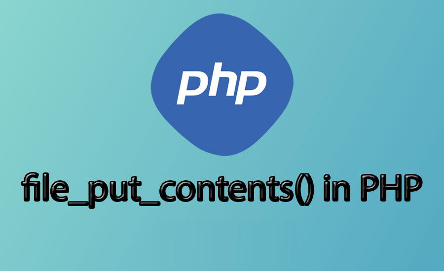 PHP file_put_contents